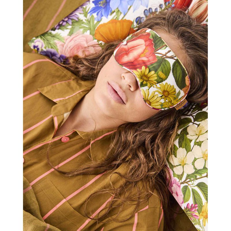 Kip&Co Cottage Garden Silk Eye Mask image number 2